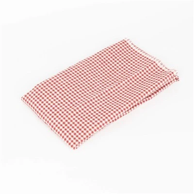 Kain Linen Gingham Mini Merah Putih